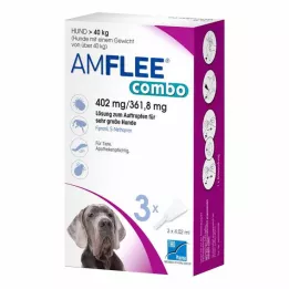 AMFLEE kombo 402/361,8 mg Oral oppløsning for hunder over 40 kg, 3 stk