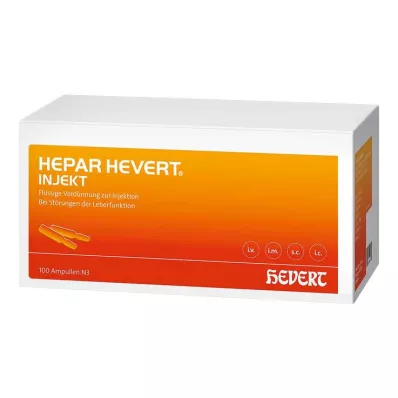HEPAR HEVERT injeksjonsampuller, 100X2 ml HEPAR HEVERT injeksjonsampuller, 100X2 ml