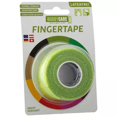 Buddycare Fingertape lateksfri gressgrønn, 1 stk