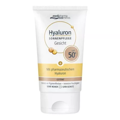 Hyaluronisk solpleieansikt LSF 50+ tonet, 50 ml Hyaluronisk solpleieansikt LSF 50+ tonet, 50 ml