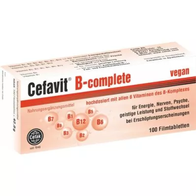 CEFAVIT B-komplett filmdrasjerte tabletter, 100 stk