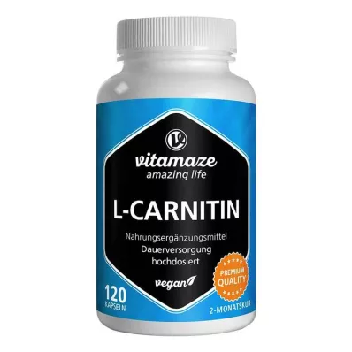 L-CARNITIN 680 mg veganske kapsler, 120 stk