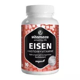 EISEN 20 mg+Histidin+Vitamin C/B9/B12 kapsler, 90 stk