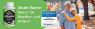Instructions for use for Vitamin K kompleks K1 + K2 veganske kapsler, 120 stk - 1