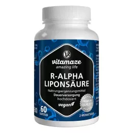 R-ALPHA-LIPONSÄURE 200 mg veganske høydosekapsler, 60 stk