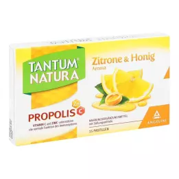 TANTUM NATURA Propolis med sitron &amp; Honningaroma, 15 stk
