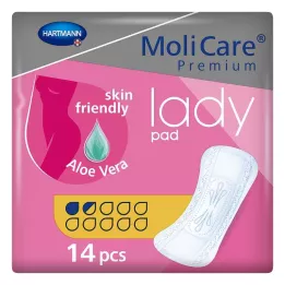 MOLICARE Premium damepute 1,5 dråper, 14 stk