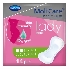 MOLICARE Premium lady pad 2 dråper, 14 stk