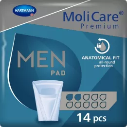 MOLICARE Premium MEN Pad 2 dråper, 14 stk