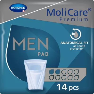 MOLICARE Premium MEN Pad 2 dråper, 14 stk