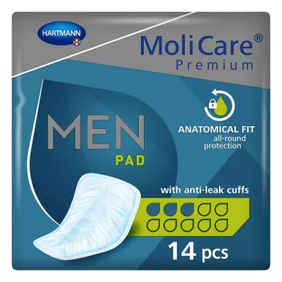 MOLICARE Premium MEN Pad 3 dråper, 14 stk