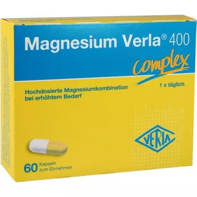 MAGNESIUM VERLA 400 kapsler, 60 stk