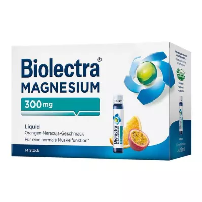 BIOLECTRA Magnesium 300 mg flytende, 14 stk BIOLECTRA Magnesium 300 mg flytende, 14 stk