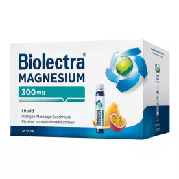 BIOLECTRA Magnesium 300 mg flytende, 28 stk