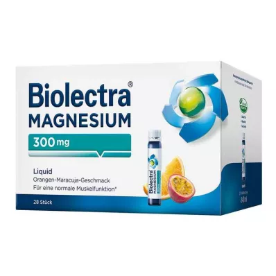 BIOLECTRA Magnesium 300 mg flytende, 28 stk BIOLECTRA Magnesium 300 mg flytende, 28 stk