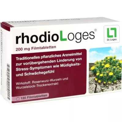 RHODIOLOGES 200 mg filmdrasjerte tabletter, 120 stk