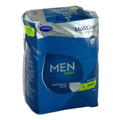 MOLICARE Premium MEN Bukser 5 dråper L, 7 stk MOLICARE Premium MEN Bukser 5 dråper L, 7 stk