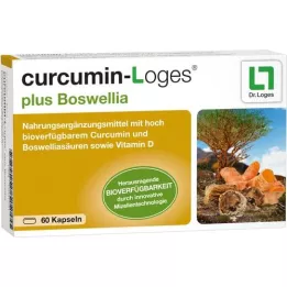 CURCUMIN-LOGES plus Boswellia-kapsler, 60 kapsler