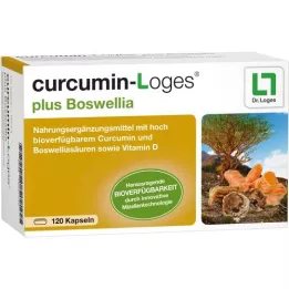 CURCUMIN-LOGES plus Boswellia kapsler, 120 kapsler