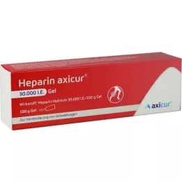 HEPARIN AXICUR 30 000 I.E. gel, 100 g