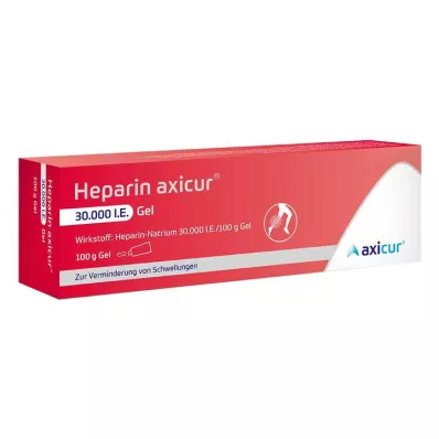 HEPARIN AXICUR 30 000 I.E. gel, 100 g HEPARIN AXICUR 30 000 I.E. gel, 100 g