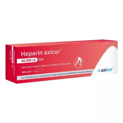 Heparin axicur® 60 000 IE gel, 100 g