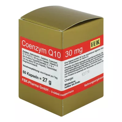 Koenzym Q10 30 mg kapsler, 60 stk Koenzym Q10 30 mg kapsler, 60 stk