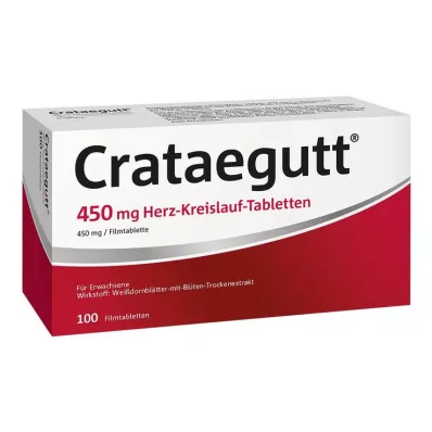 CRATAEGUTT 450 mg kardiovaskulære tabletter, 100 stk CRATAEGUTT 450 mg kardiovaskulære tabletter, 100 stk