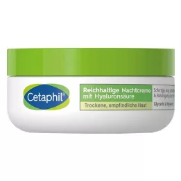 CETAPHIL Rik nattkrem med hyaluronsyre, 48 g