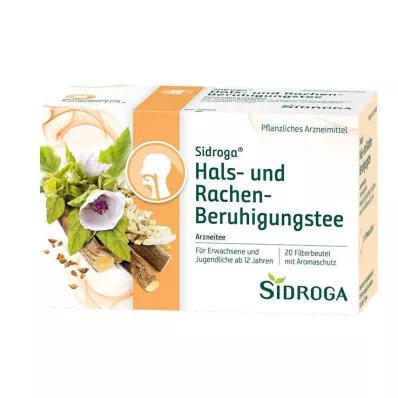 SIDROGA Beroligende tefilter for hals og svelg, 20X1,75 g SIDROGA Beroligende tefilter for hals og svelg, 20X1,75 g