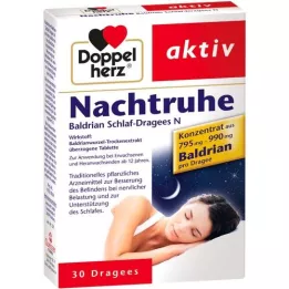 DOPPELHERZ Night Rest Valerian Sleep Coated Tablets N, 30 stk