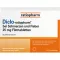 DICLO-RATIOPHARM mot smerter og feber 25 mg FTA, 20 stk