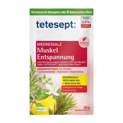 TETESEPT Havsalt til muskelavslapping, 80 g TETESEPT Havsalt til muskelavslapping, 80 g