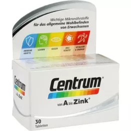 CENTRUM A-Zink tabletter, 30 stk