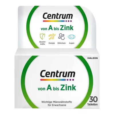 CENTRUM A-Zink tabletter, 30 stk
