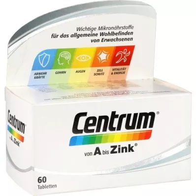 CENTRUM A-Zink tabletter, 60 stk