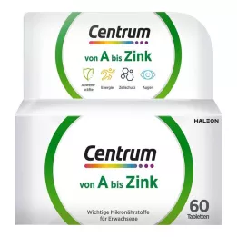 CENTRUM A-Zink tabletter, 60 stk