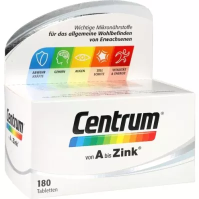 CENTRUM A-Zink tabletter, 180 stk