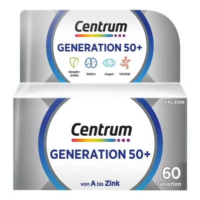 CENTRUM Generasjon 50+ tabletter, 60 stk