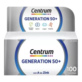 CENTRUM Generasjon 50+ tabletter, 100 stk