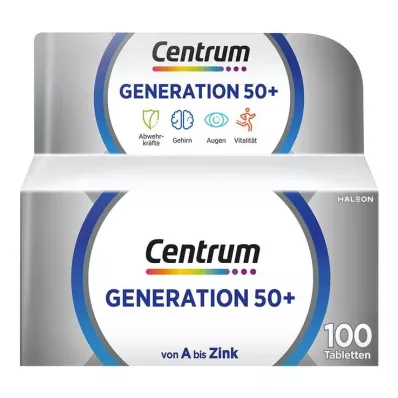 Centrum Generation 50 + tabletter, 100 stk Centrum Generation 50 + tabletter, 100 stk