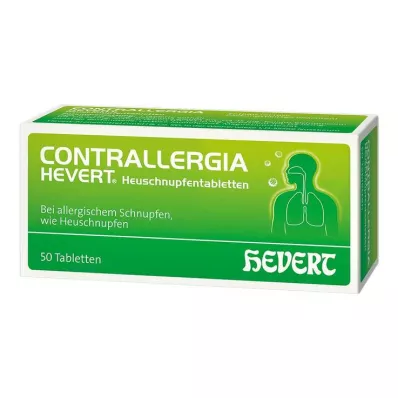 CONTRALLERGIA Hevert høysnue tabletter, 50 stk CONTRALLERGIA Hevert høysnue tabletter, 50 stk