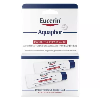 EUCERIN Aquaphor Protect &amp; Reparasjonssalve, 2X10 ml