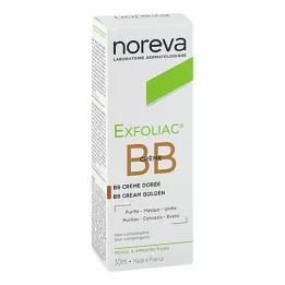 NOREVA Exfoliac tonet BB-krem mørk, 30 ml