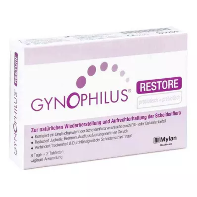 Gynophilus restore vaginale tabletter (2 stk)