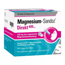 MAGNESIUM SANDOZ Direct 400 mg sticks, 48 stk