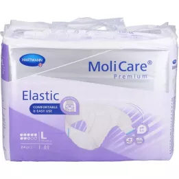 MOLICARE Premium Elastic Briefs 8 drops størrelse L, 24 stk