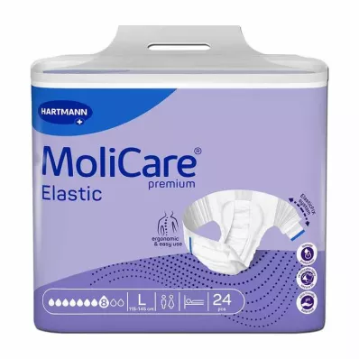 MoliCare® Premium Elastic Slip 8 dråper str L, 24 stk MoliCare® Premium Elastic Slip 8 dråper str L, 24 stk