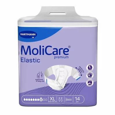 MoliCare® Premium Elastic Briefs 8 dråper størrelse XL, 14 stk MoliCare® Premium Elastic Briefs 8 dråper størrelse XL, 14 stk