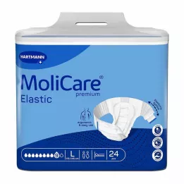 MOLICARE Premium Elastic Slip 9 drops størrelse L, 24 stk